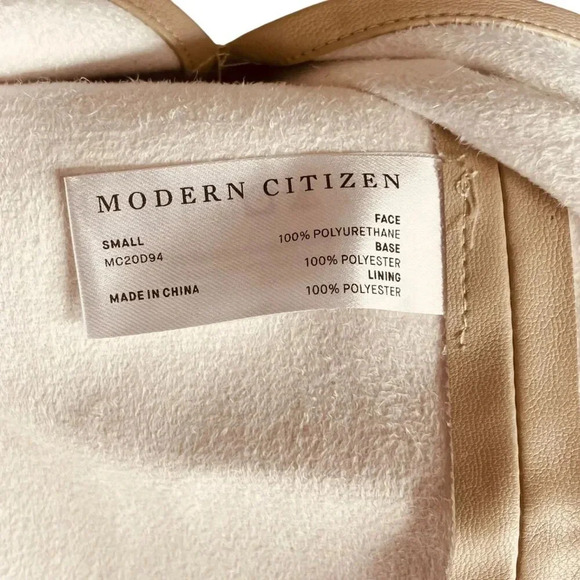 Modern Citizen Pilar Vegan Leather Tie-Front Midi Dress - Picture 15 of 16